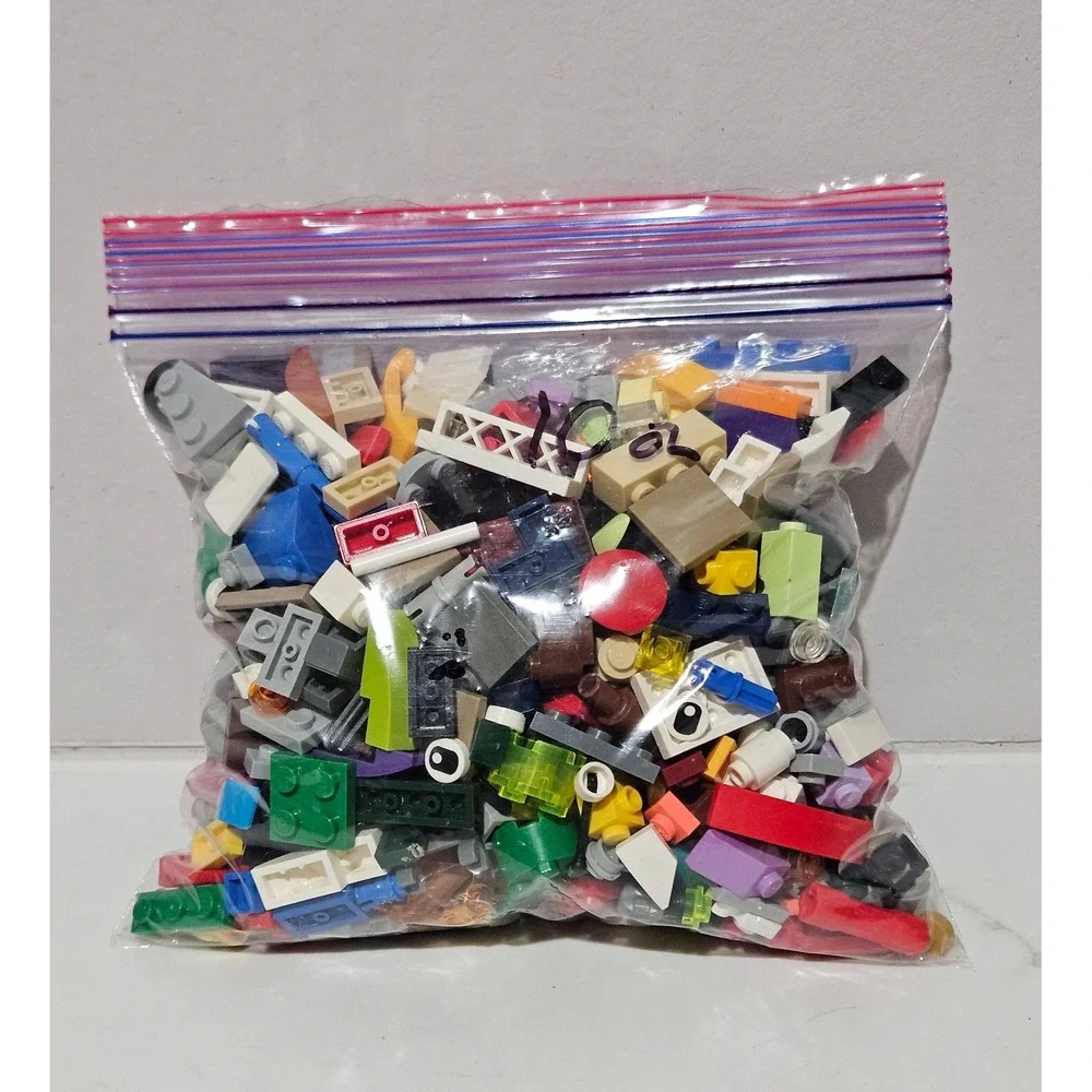 LEGO Bulk Lot Mixed Bricks Parts Pieces Multi Color Assortment 0.5lb Bag